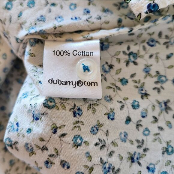 Dubarry of Ireland Brookline Button Front Floral Top Size 12 NWT - Picture 7 of 7